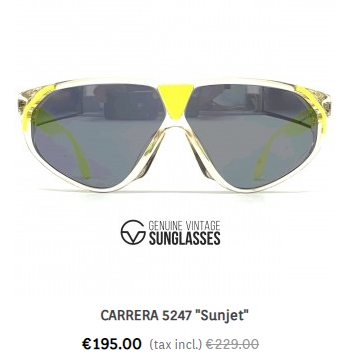 white frame sunglasses
